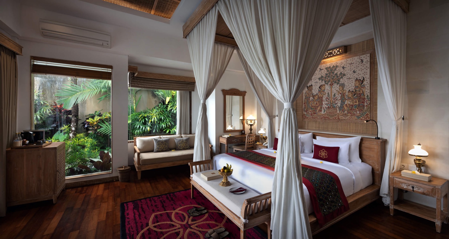 A quiet detail of the Kuwarasan resort